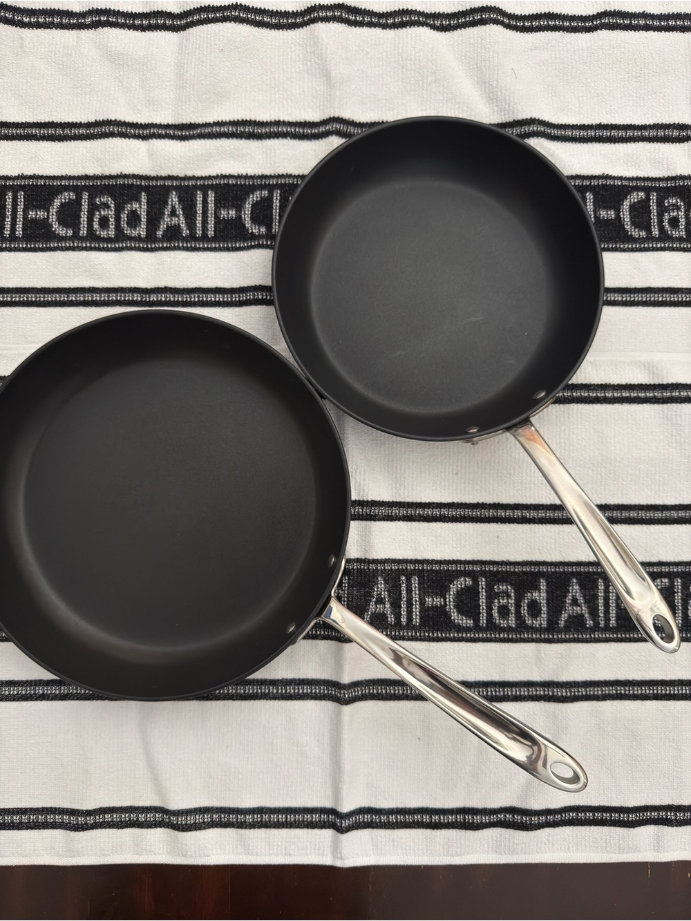 NWOT All-Clad 10.5” and 12” cookware